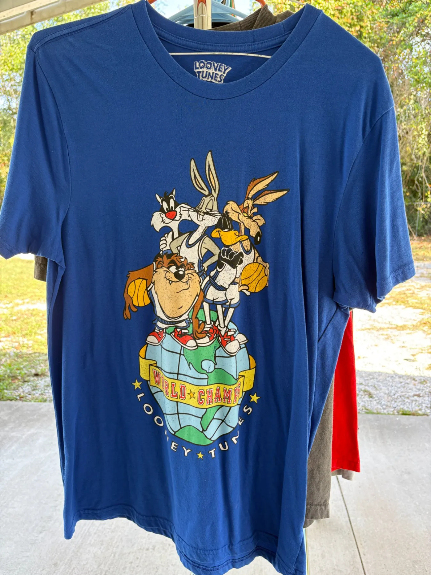 Blue Looney Tunes Tee