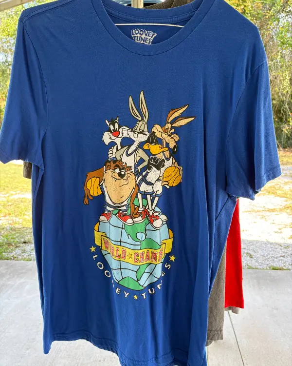 Blue Looney Tunes Tee