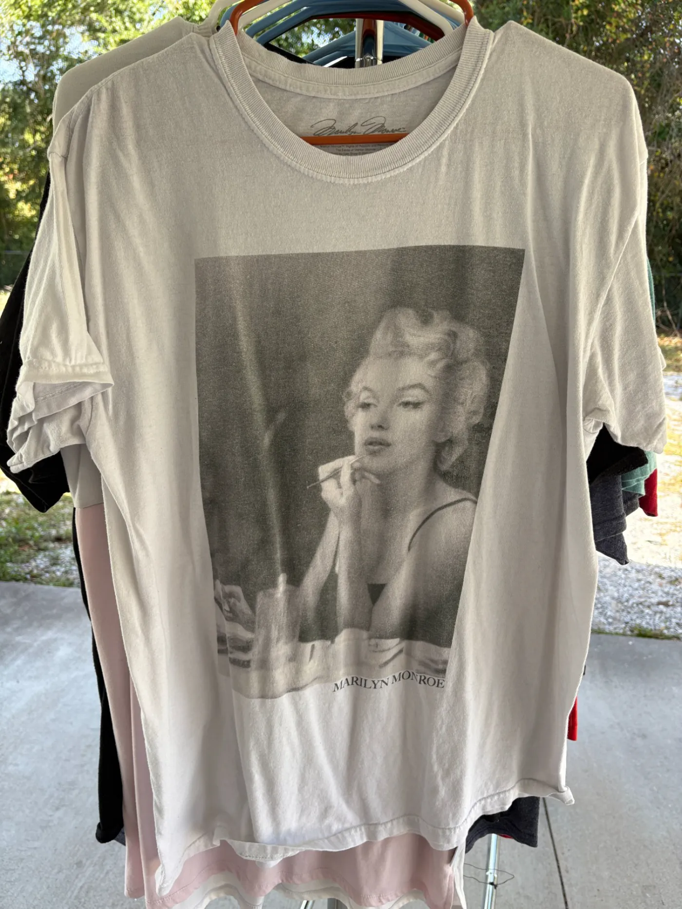 White Marilyn Monroe Tee