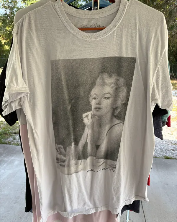 White Marilyn Monroe Tee