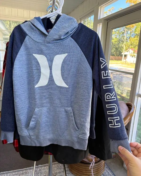 Boys' Hurley Blue Hoodie