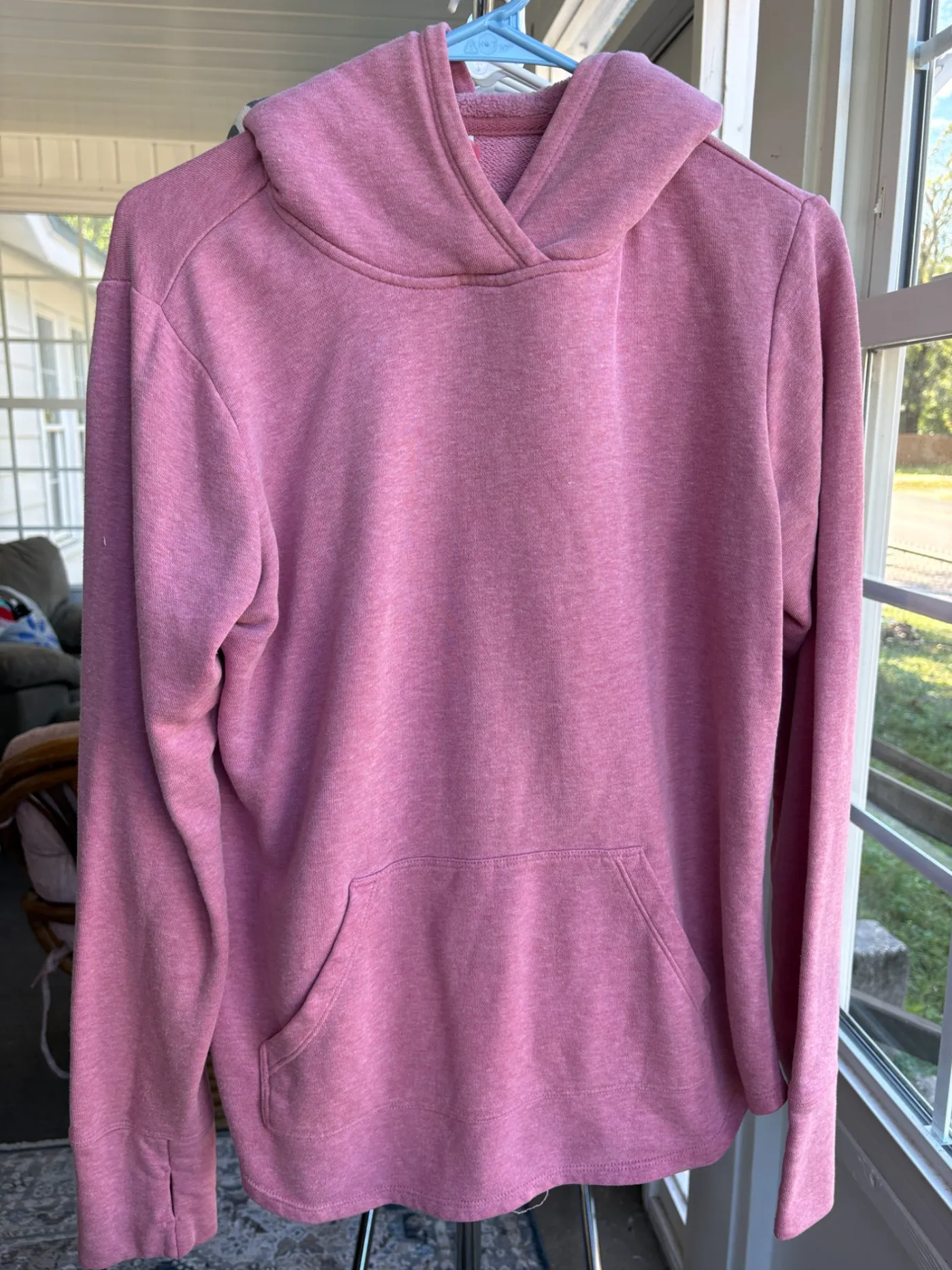 Pink Heather Hoodie