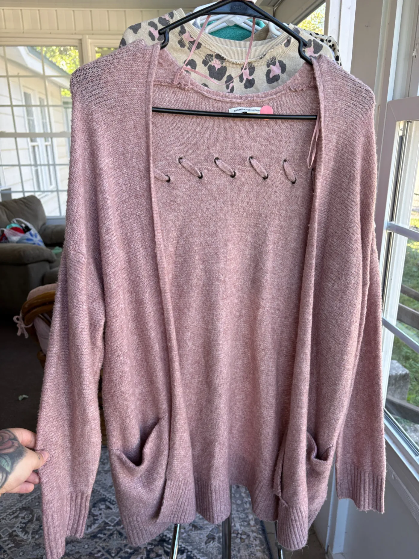 Blush Pink Cardigan
