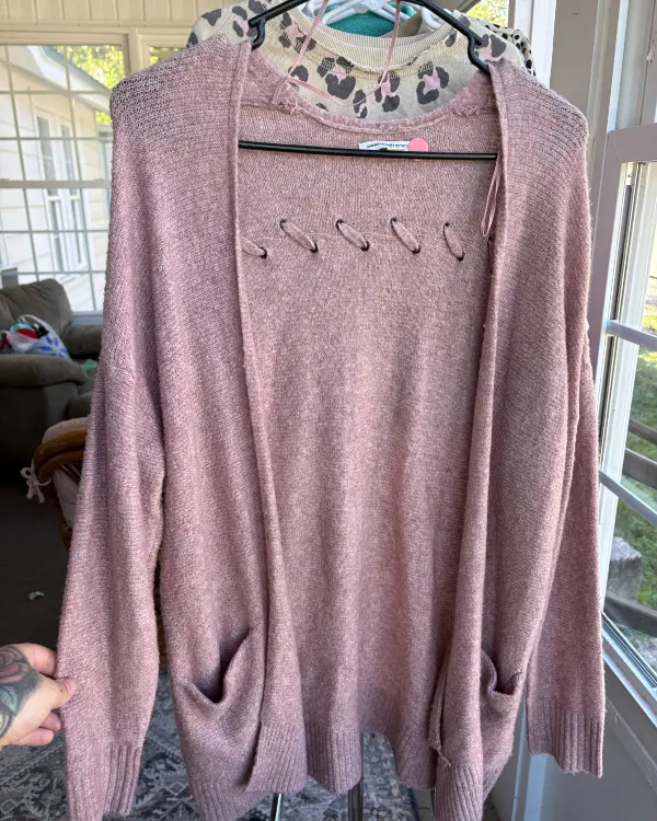 Blush Pink Cardigan