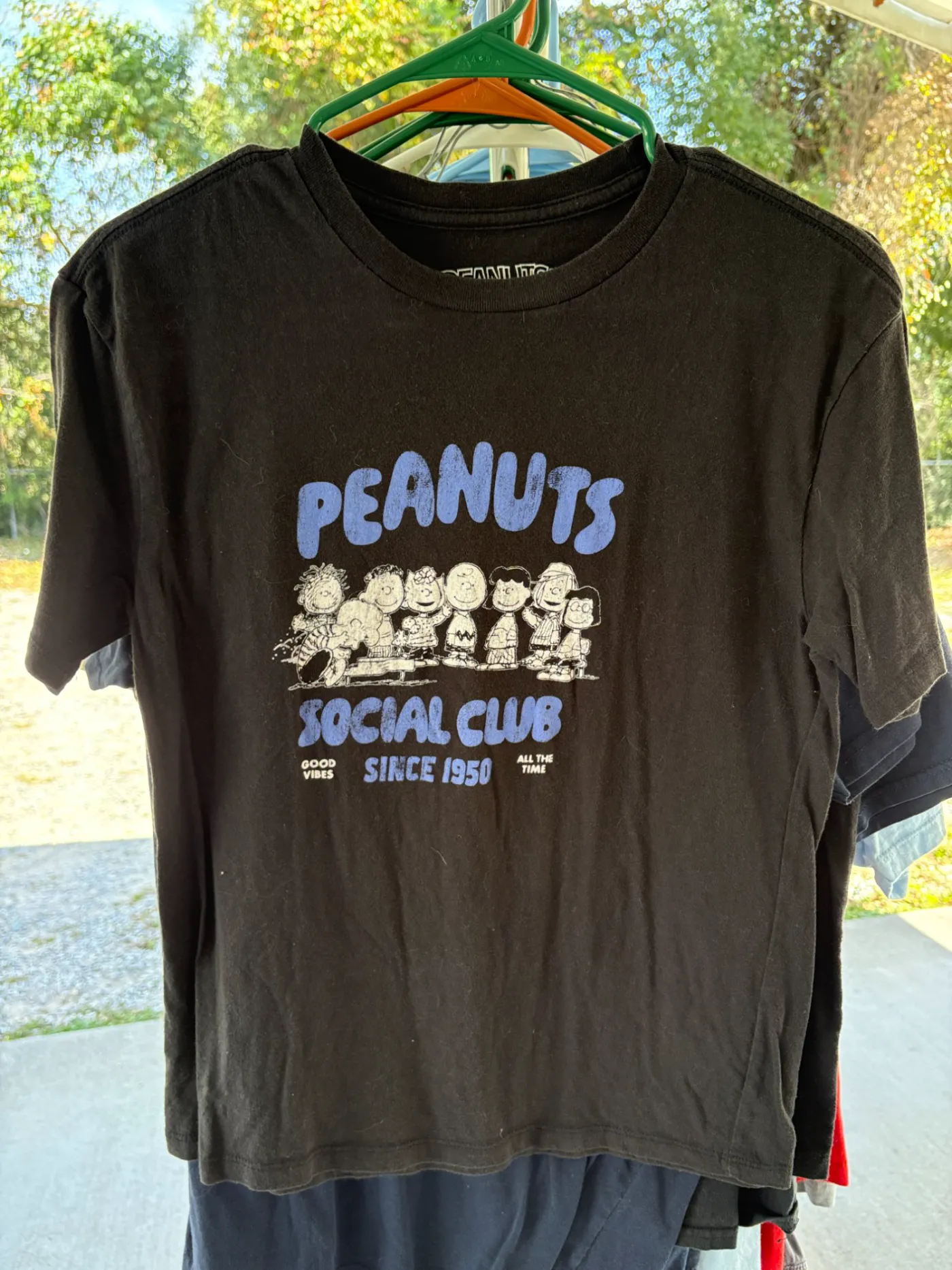 Black Peanuts Social Club Tee