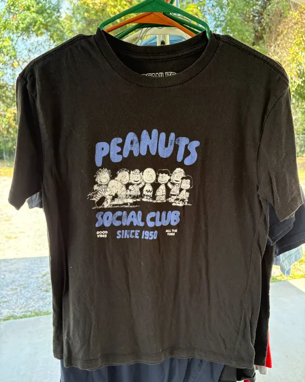 Black Peanuts Social Club Tee