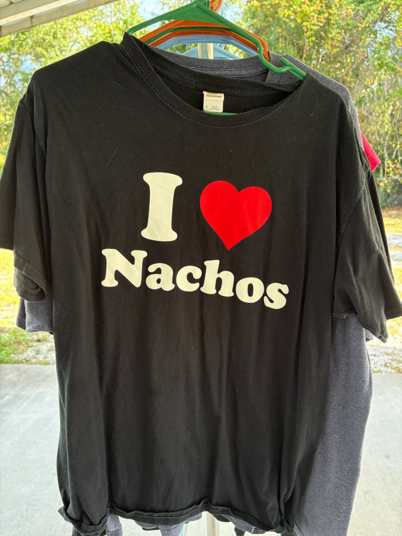 Black "I Heart Nachos" Tee