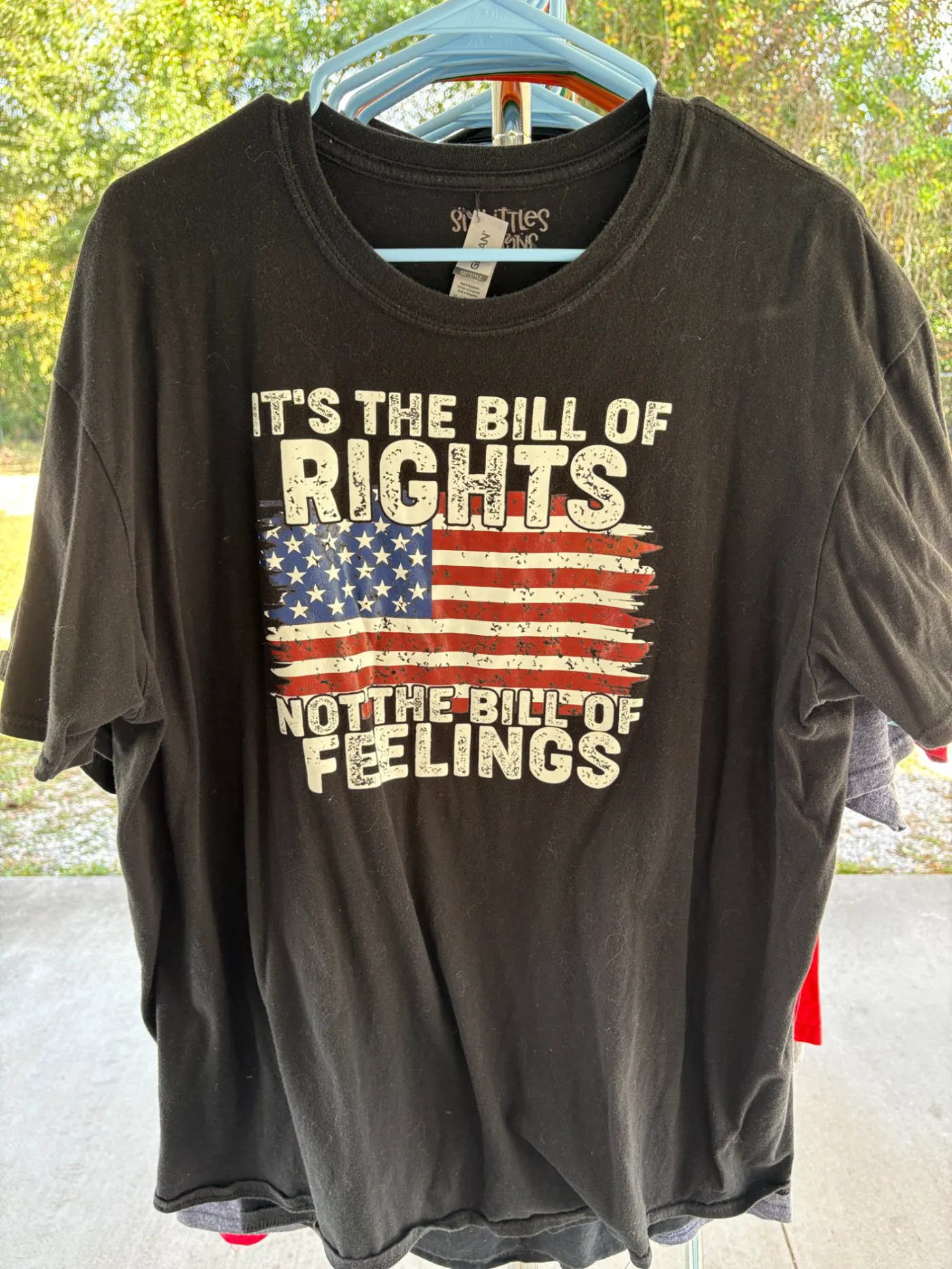 Black "Bill of Rights" Tee
