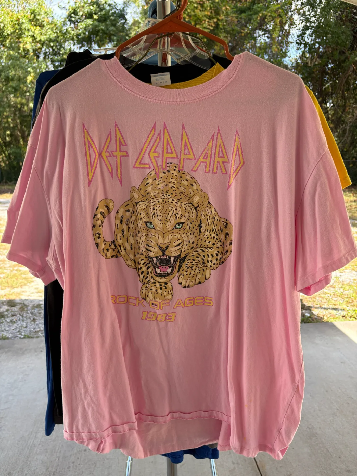 Pink "Death Leppard" Tee