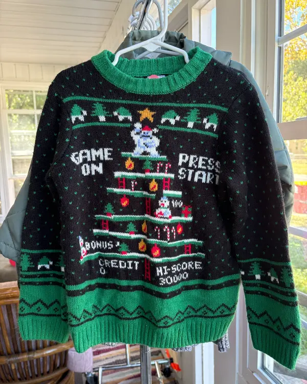 Kids Gamer Christmas Sweater
