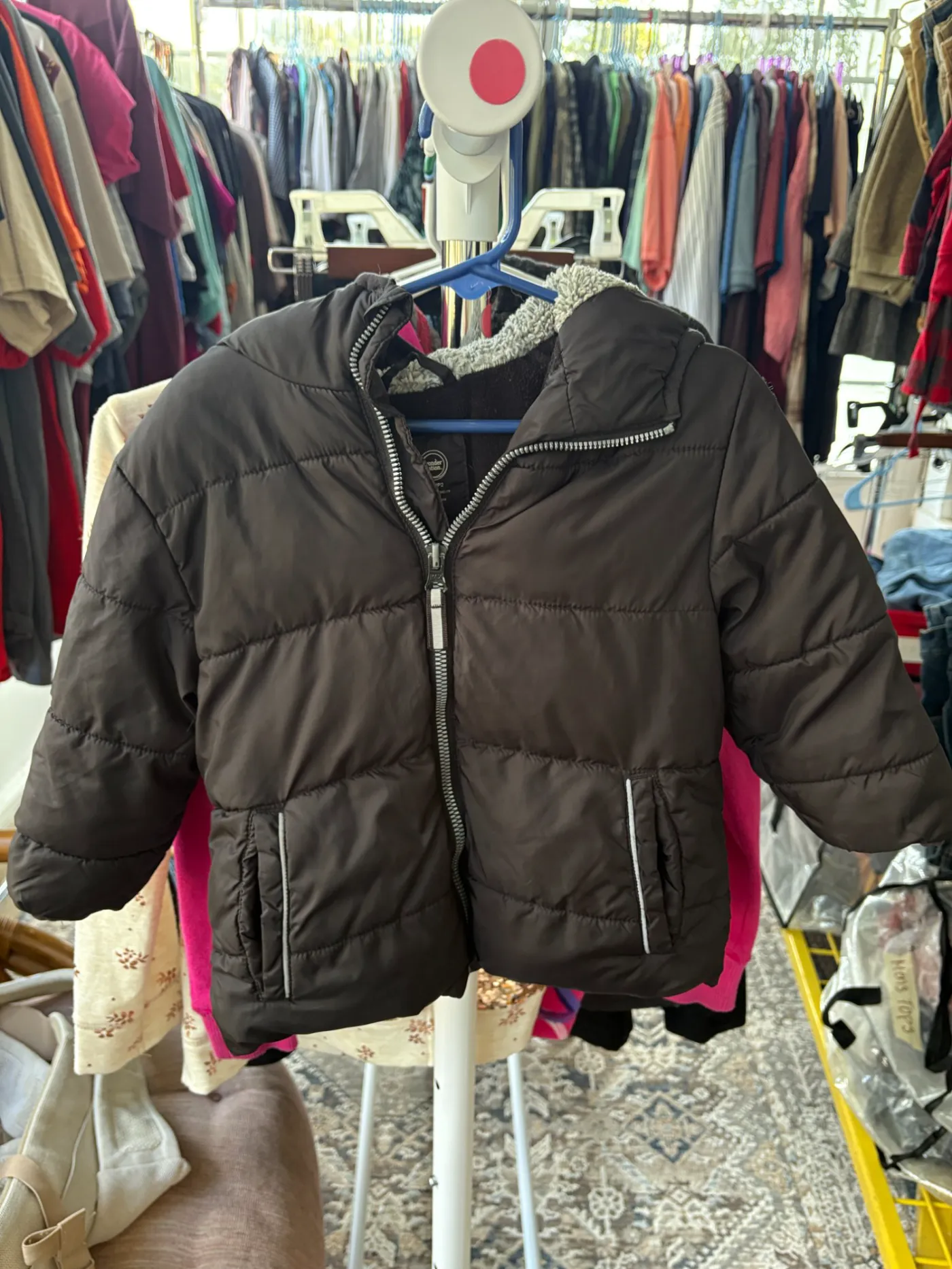 Black Heavyweight Puffer Jacket