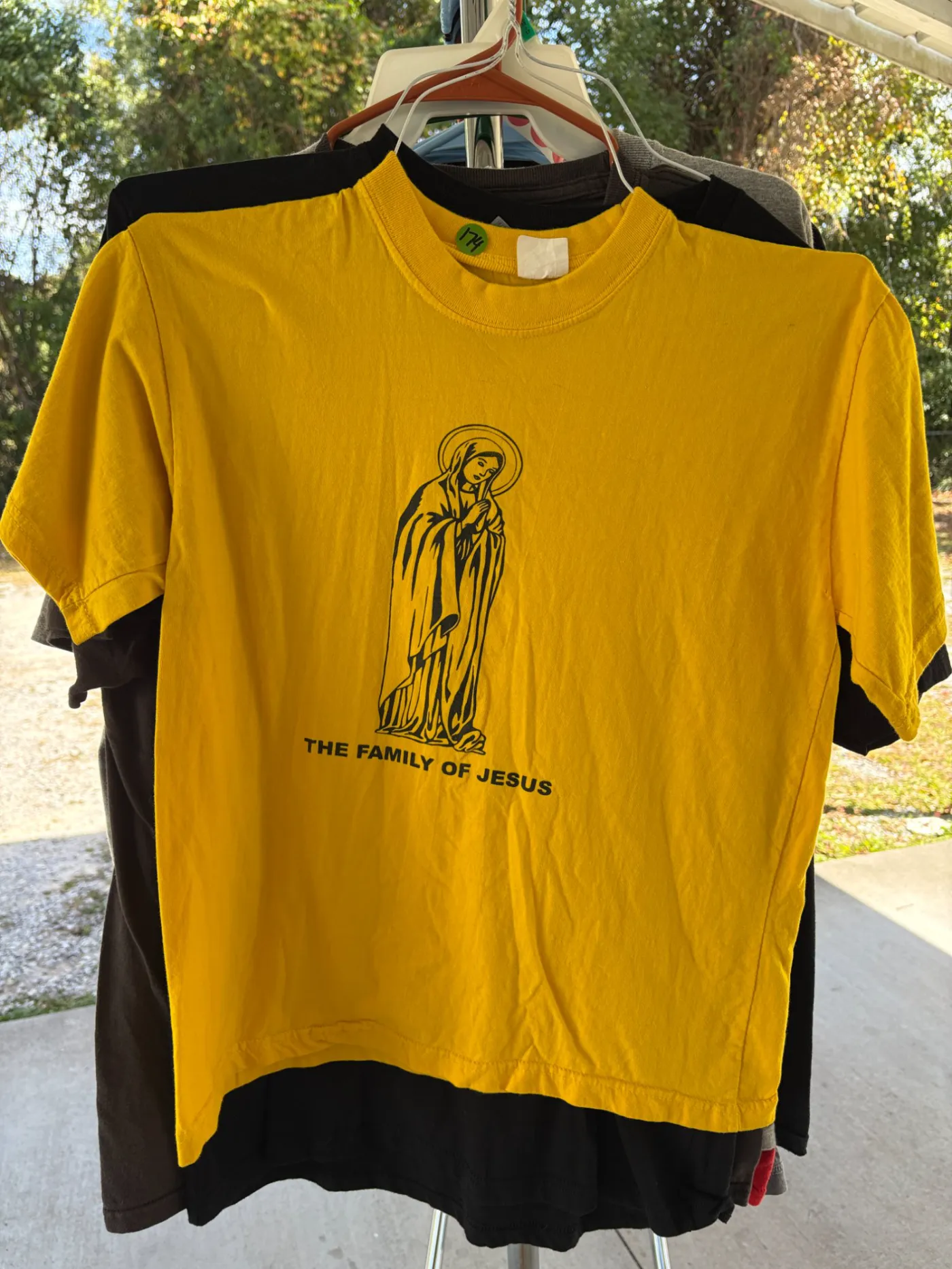 Yellow "God is Good" Tee