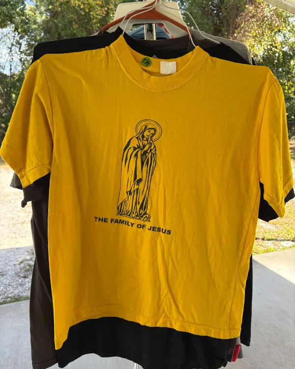 Yellow "God is Good" Tee
