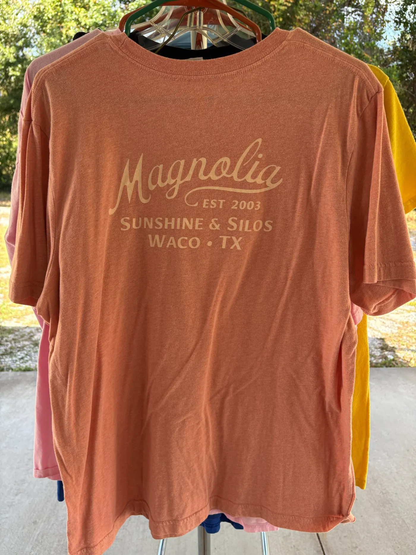 "Magnolia" Orange Tee