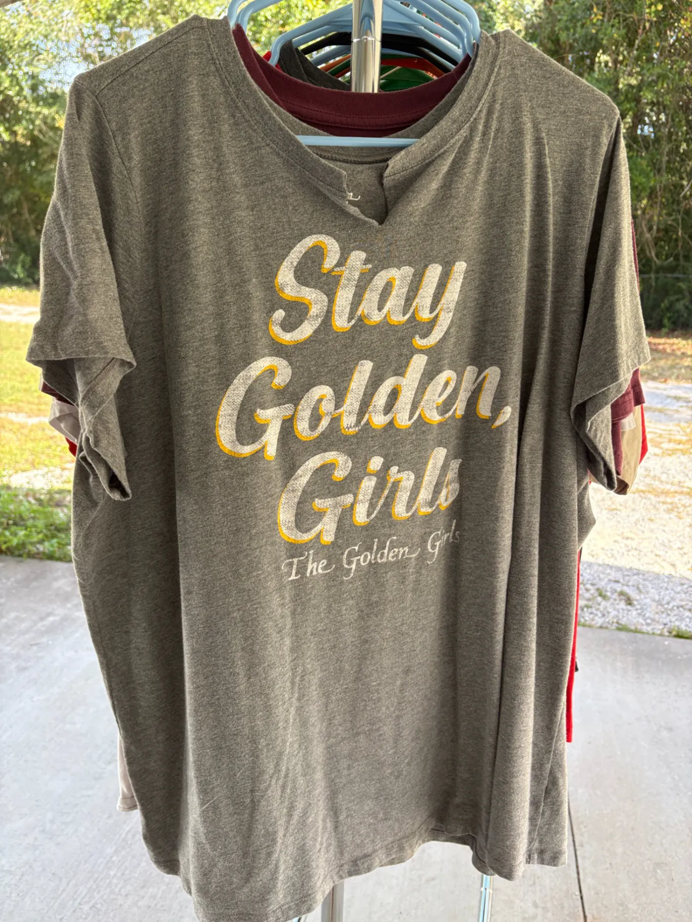 Gray "Stay Golden Girls" Tee