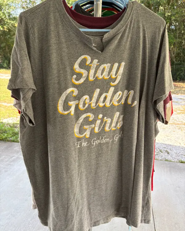 Gray "Stay Golden Girls" Tee