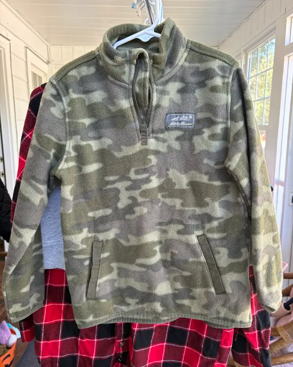 Boys' Eddie Bauer Camo Pullover
