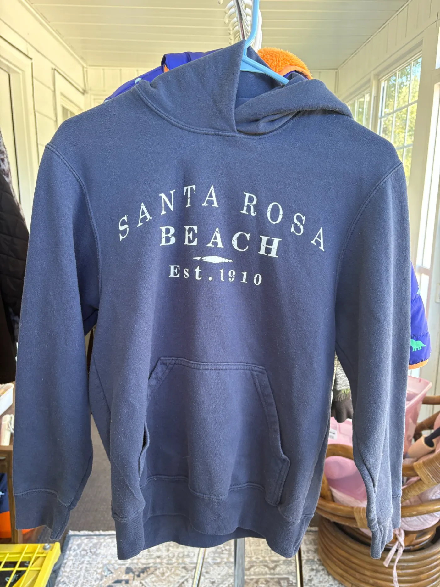 Kids' Santa Rosa Beach Navy Hoodie