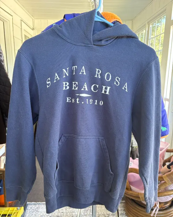 Kids' Santa Rosa Beach Navy Hoodie