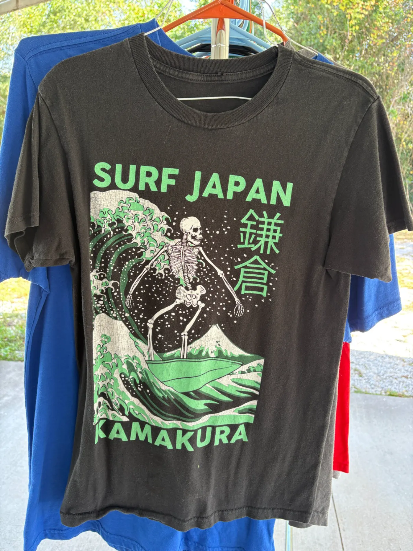 Black "Surf Japan" Tee