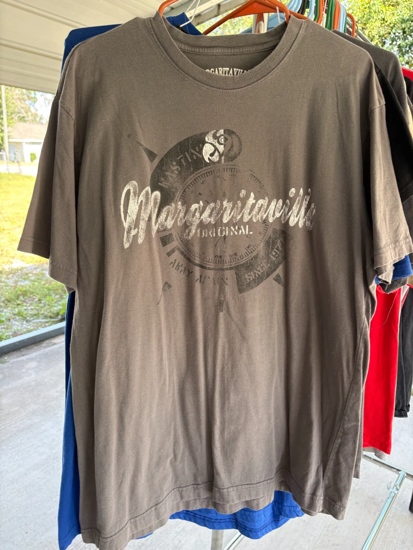 Gray Margaritaville Tee