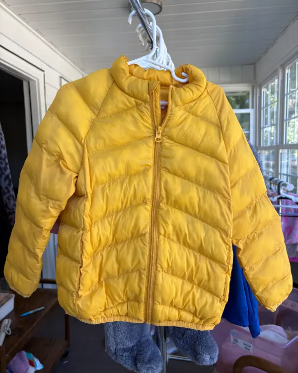 Toddler Yellow Puffer Jacket