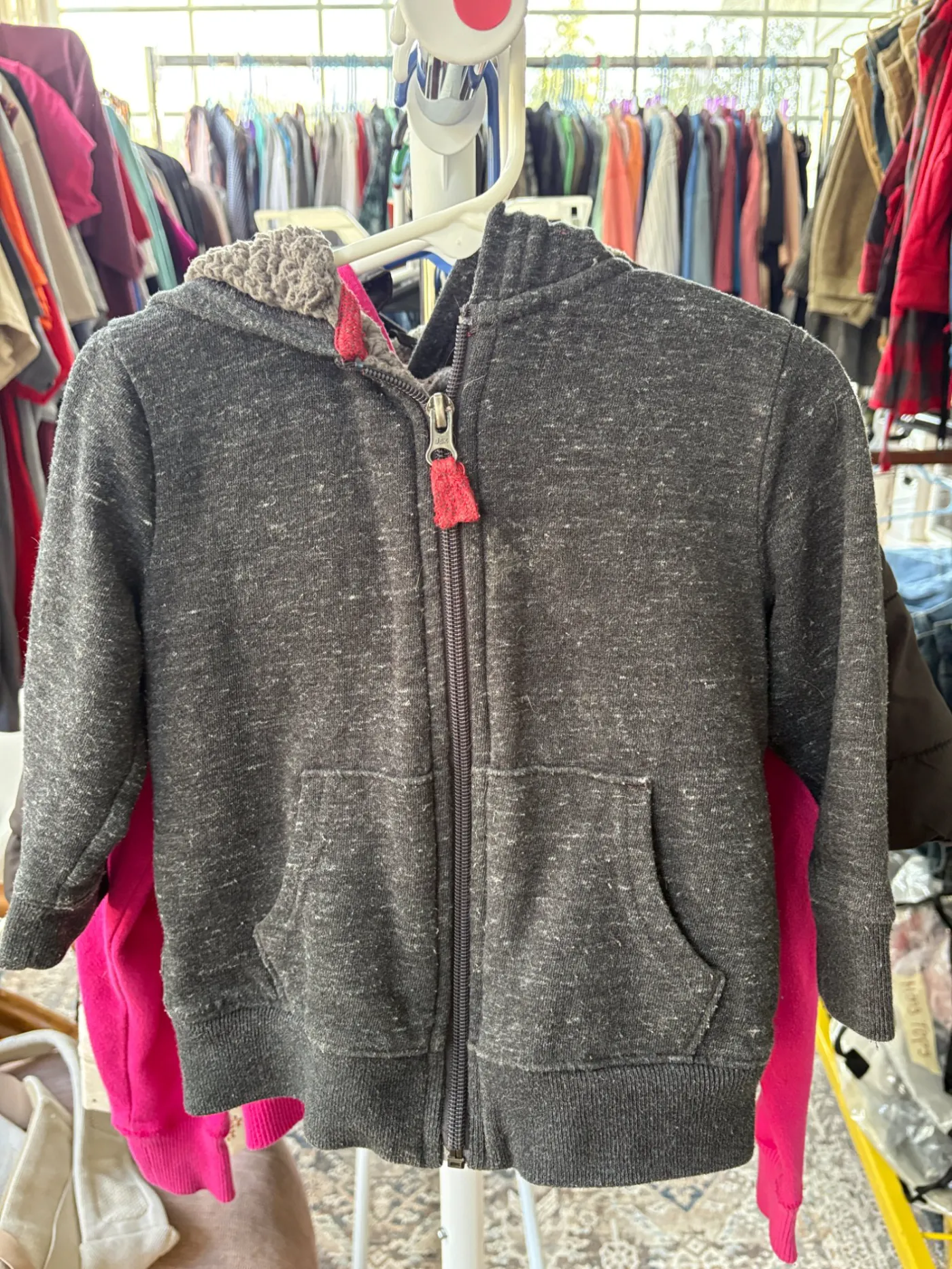 Gray Fleece Jacket
